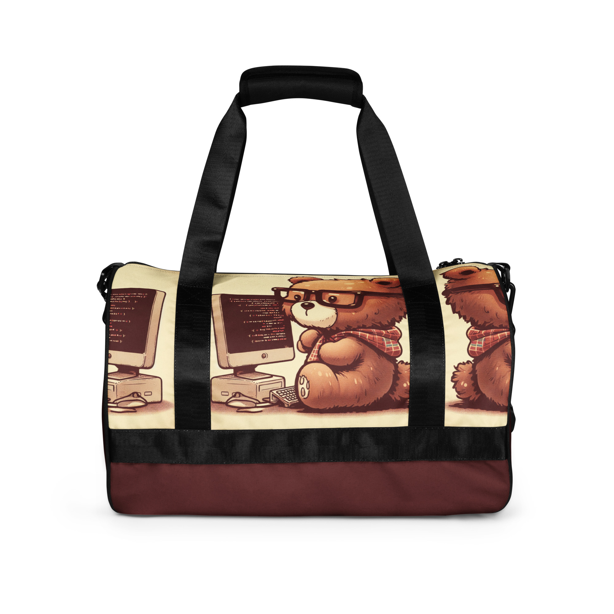 IT Boss - Gym Bag (Vintage Bear) - Image 3