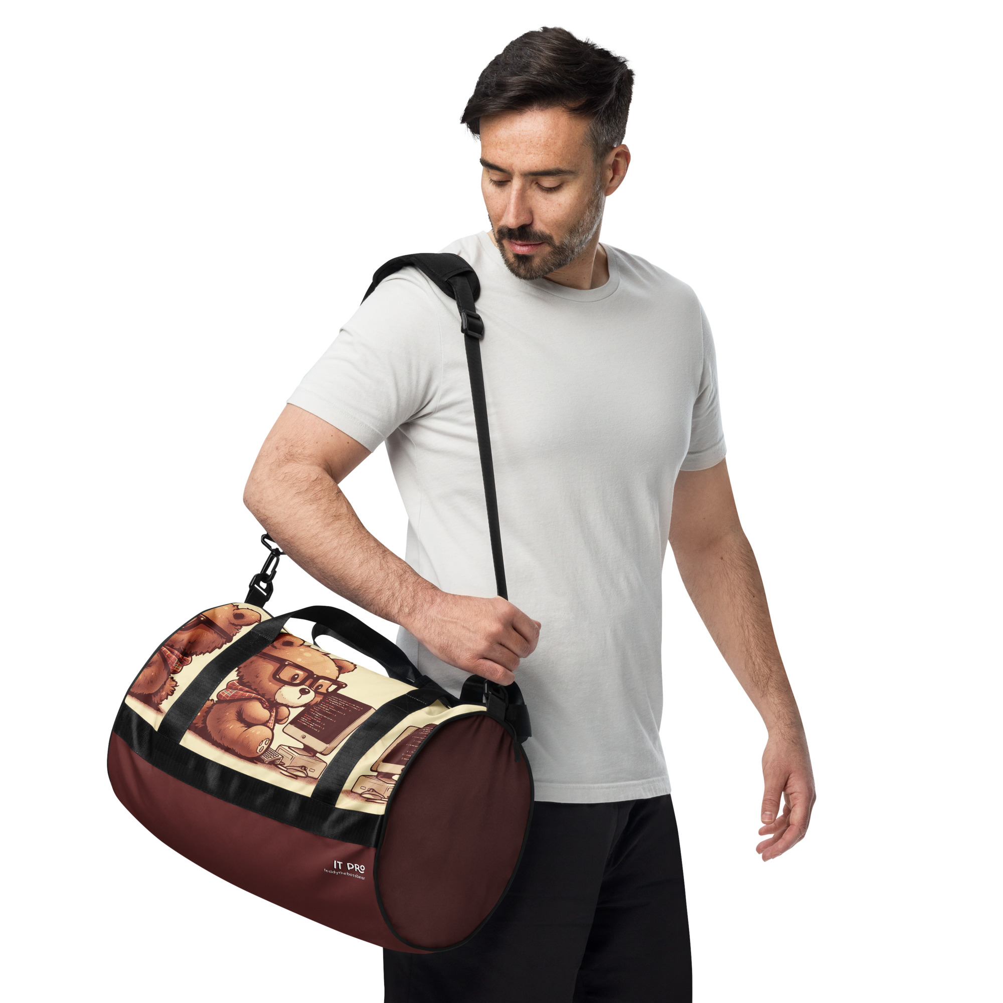 IT Boss - Gym Bag (Vintage Bear) - Image 7