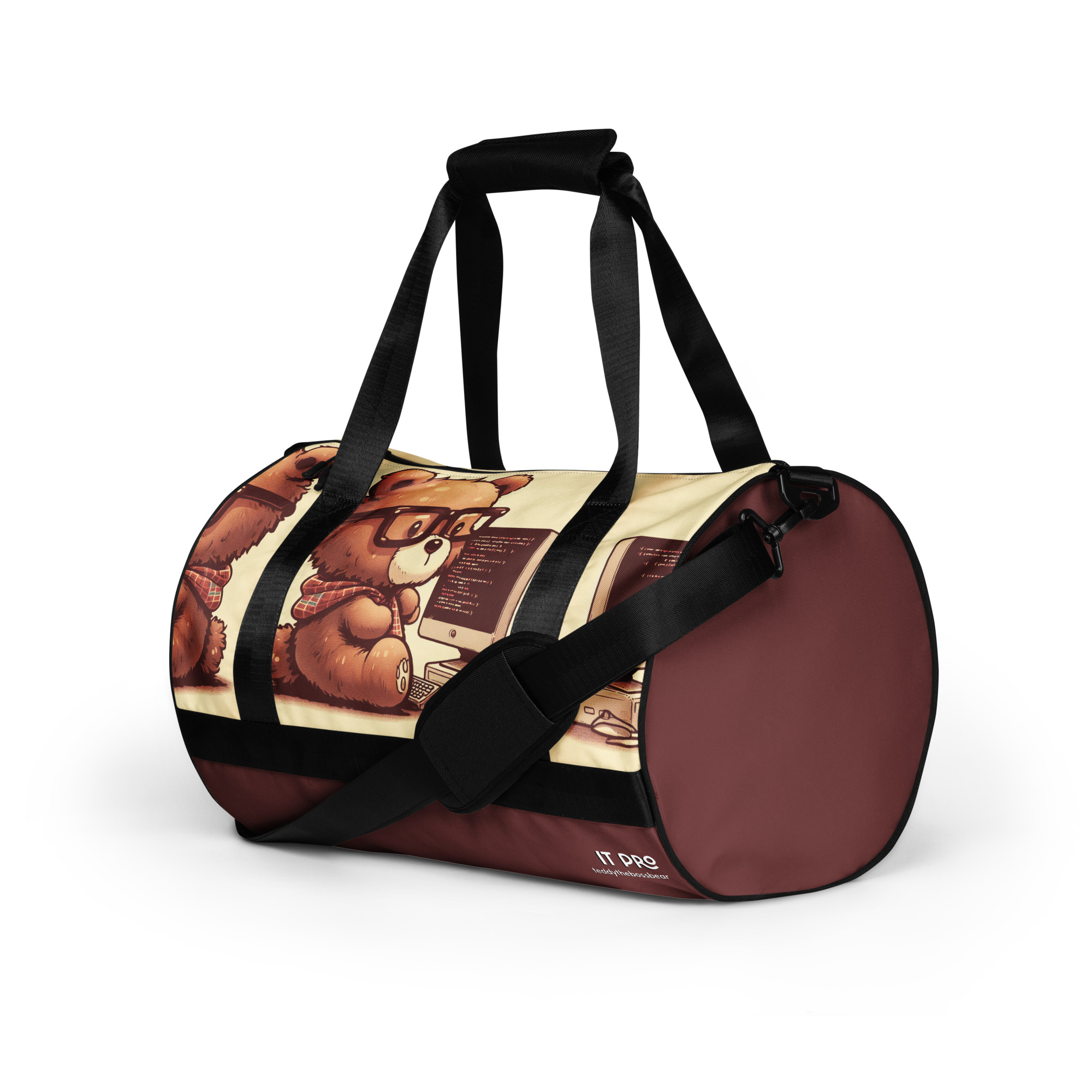 IT Boss - Gym Bag (Vintage Bear) - Image 6