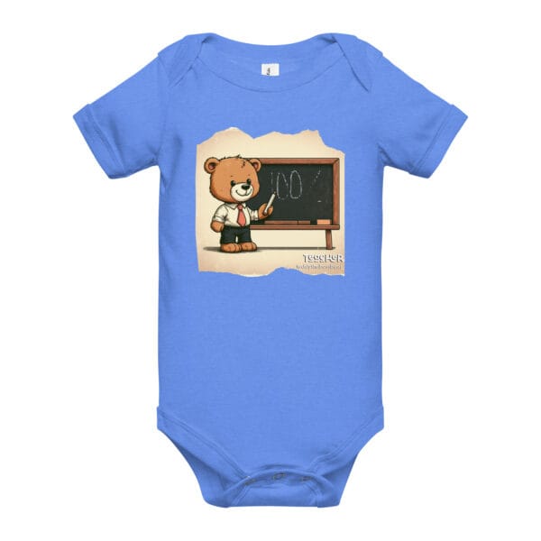 Teacher Boss - Baby Onesie (Vintage Bear) - Image 6