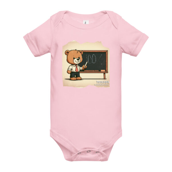 Teacher Boss - Baby Onesie (Vintage Bear) - Image 8