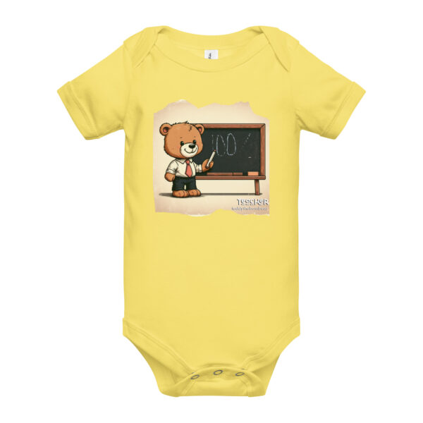 Teacher Boss - Baby Onesie (Vintage Bear) - Image 12