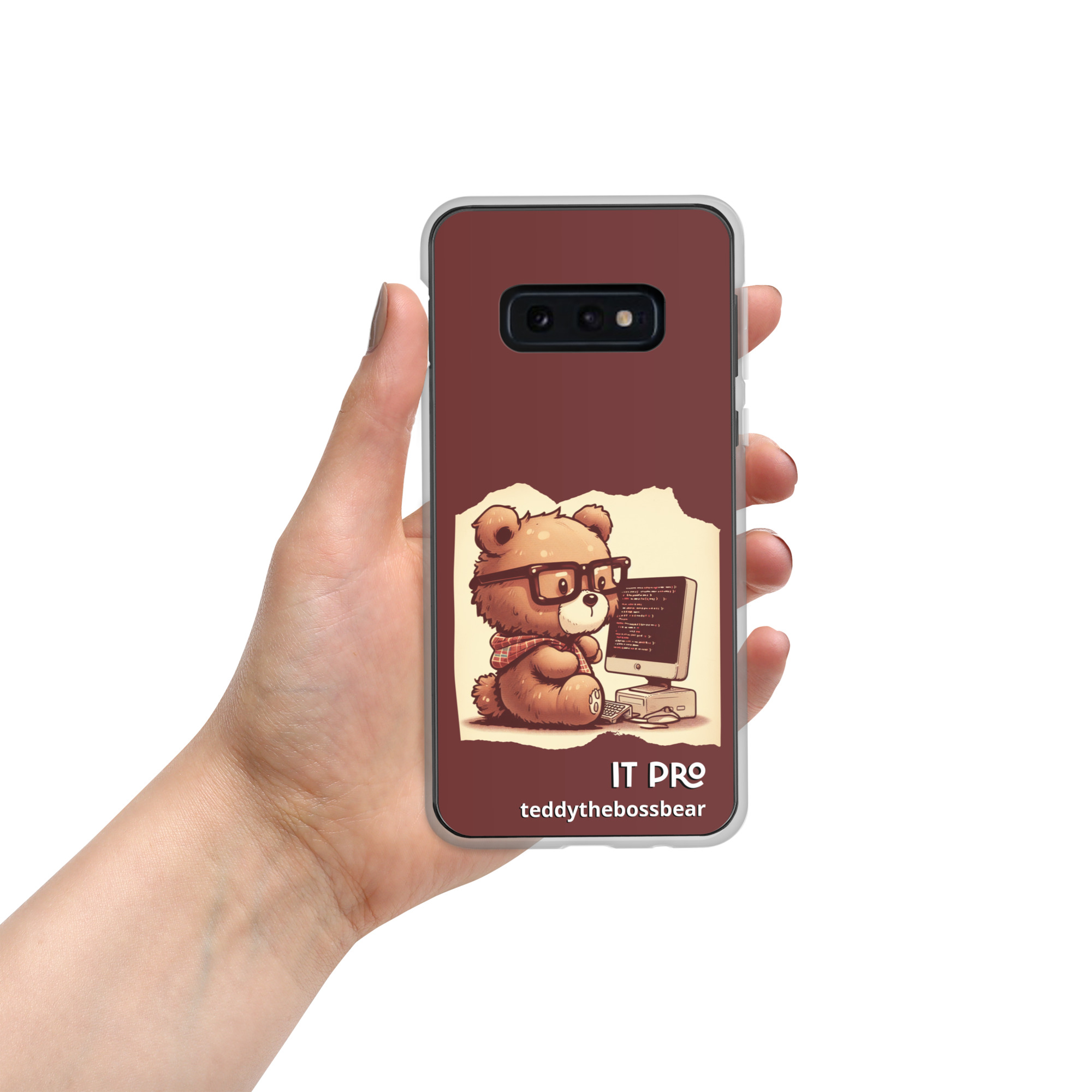IT Boss - Samsung® Phone Case (Vintage Bear) - Image 4