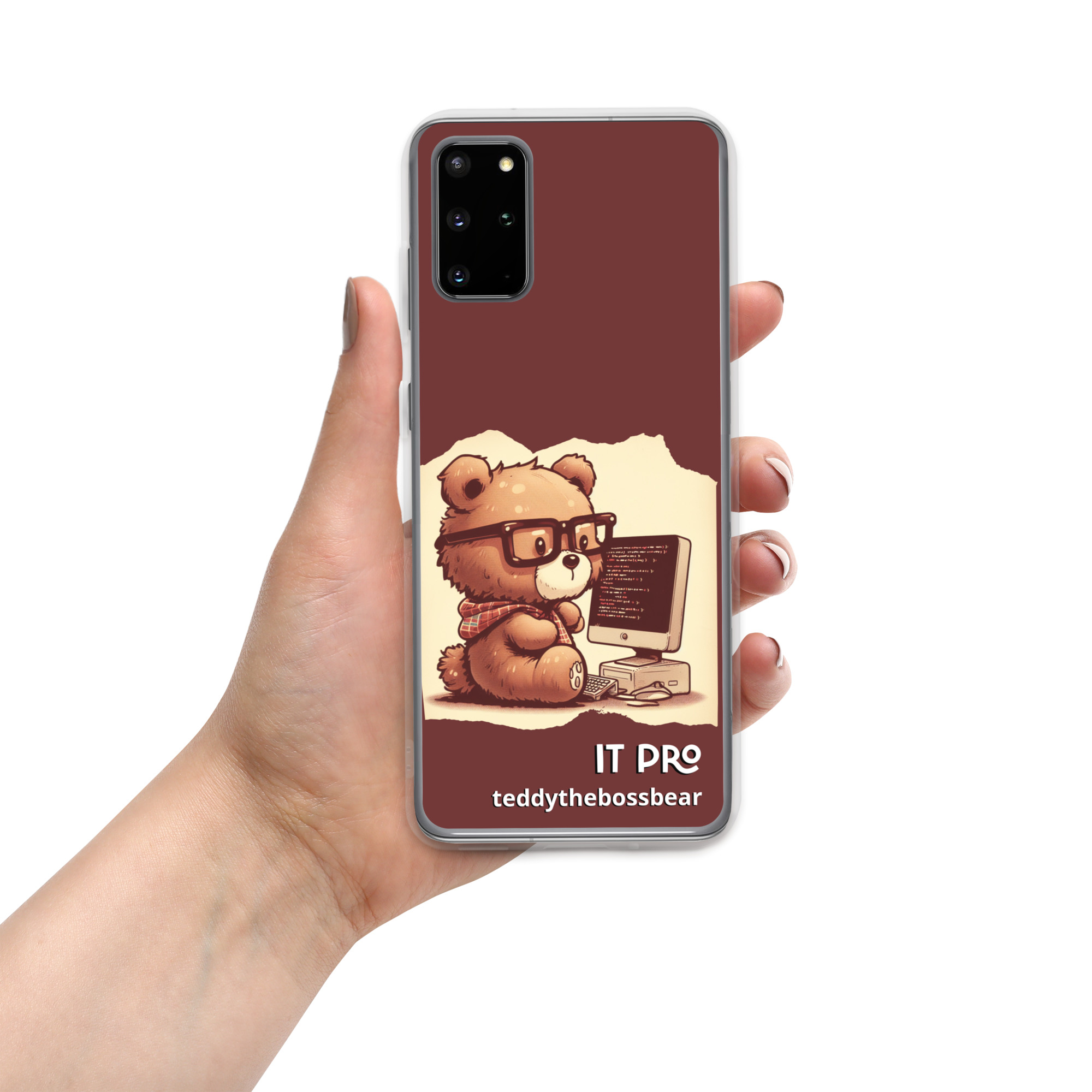 IT Boss - Samsung® Phone Case (Vintage Bear) - Image 5