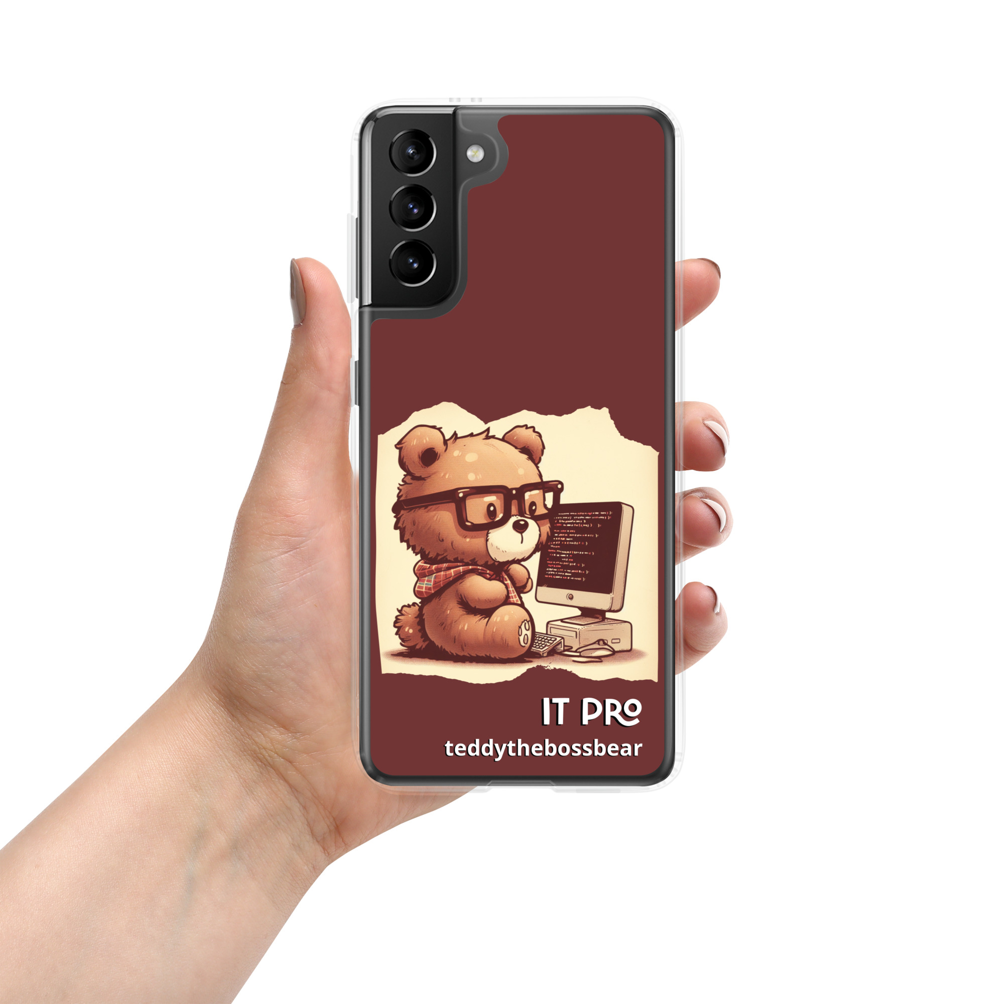 IT Boss - Samsung® Phone Case (Vintage Bear) - Image 8