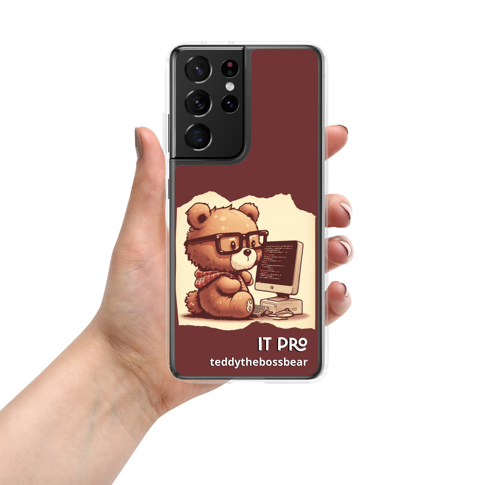 IT Boss - Samsung® Phone Case (Vintage Bear) - Image 9