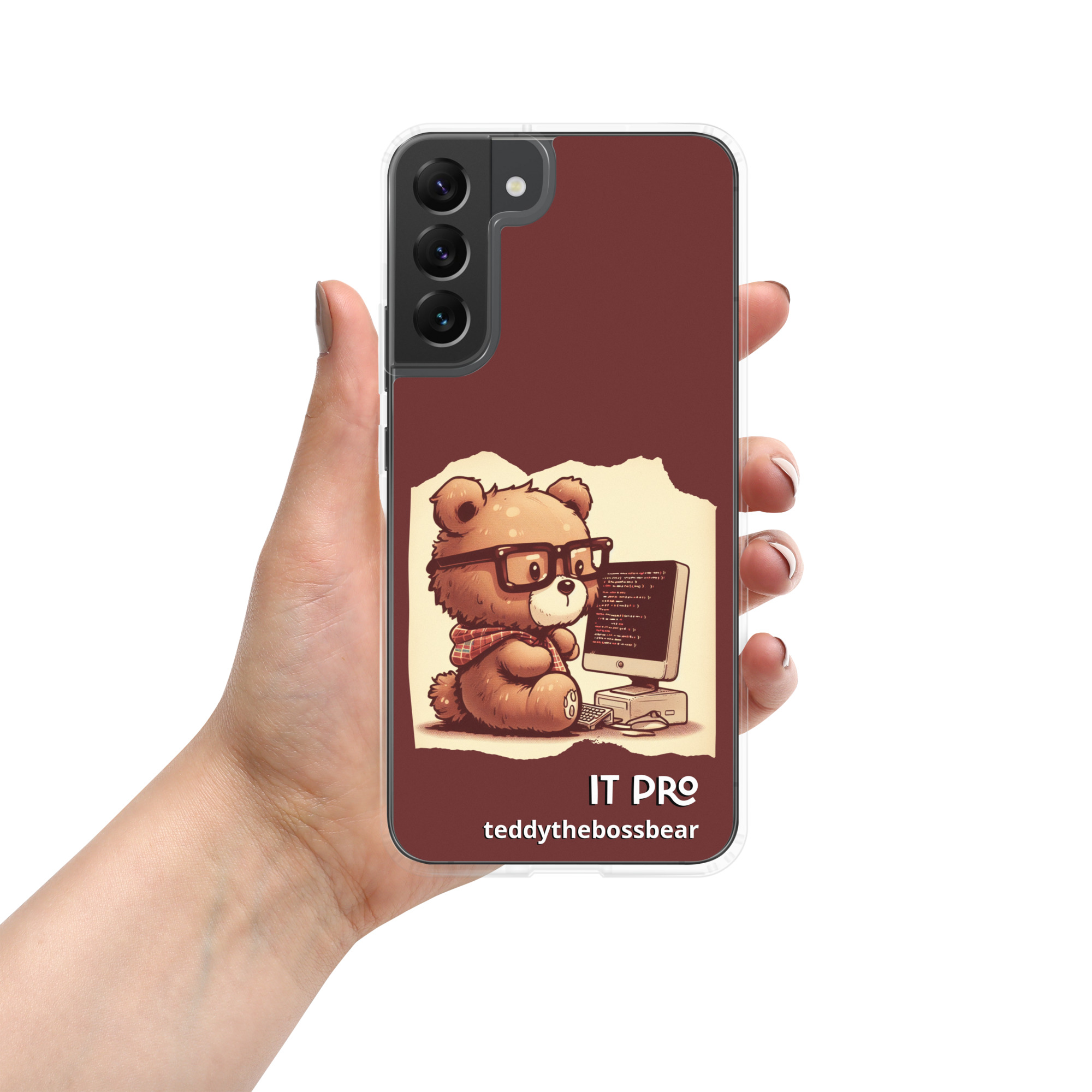 IT Boss - Samsung® Phone Case (Vintage Bear) - Image 11