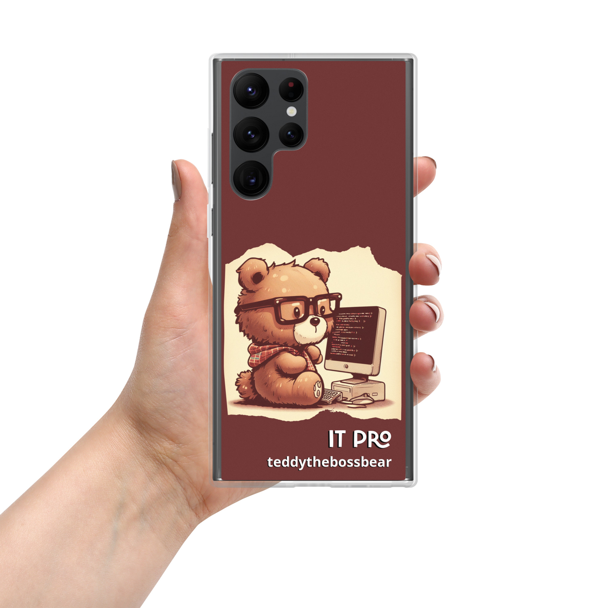 IT Boss - Samsung® Phone Case (Vintage Bear) - Image 12