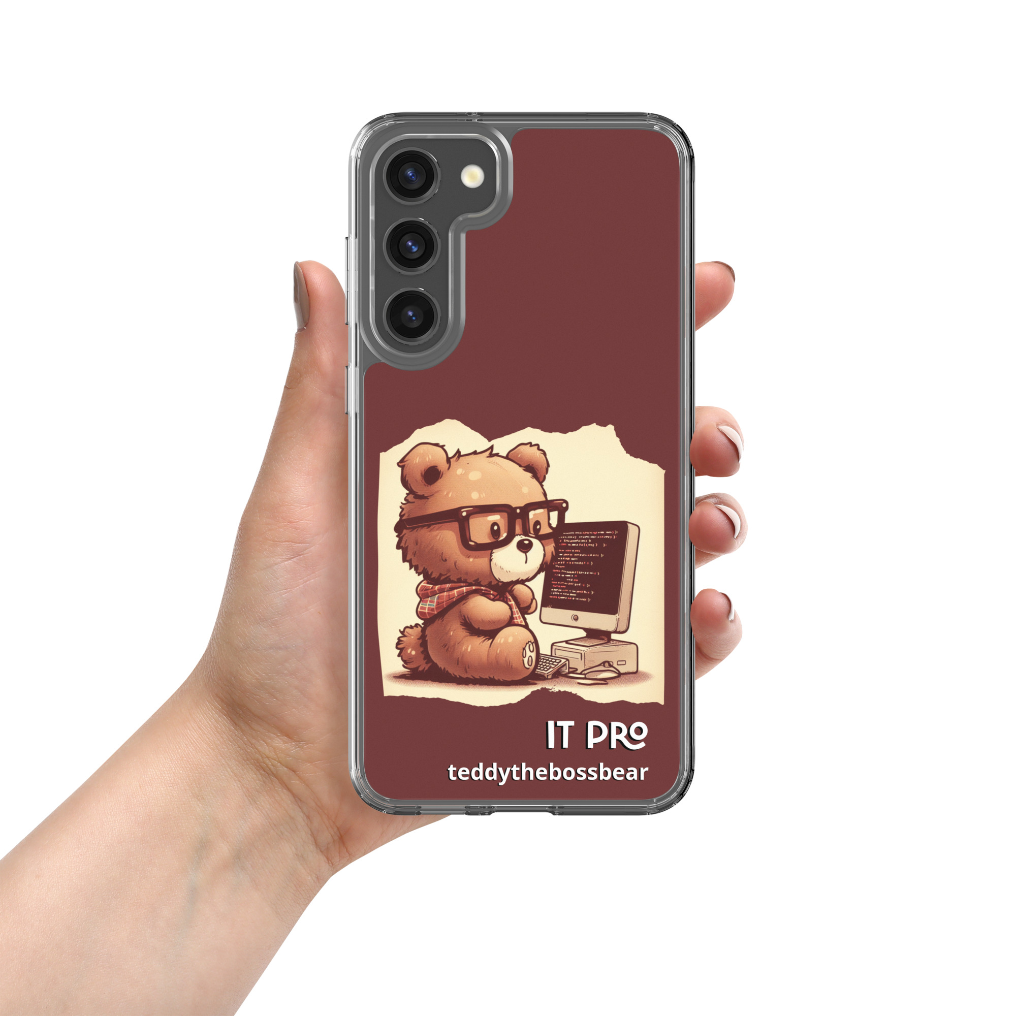 IT Boss - Samsung® Phone Case (Vintage Bear) - Image 14