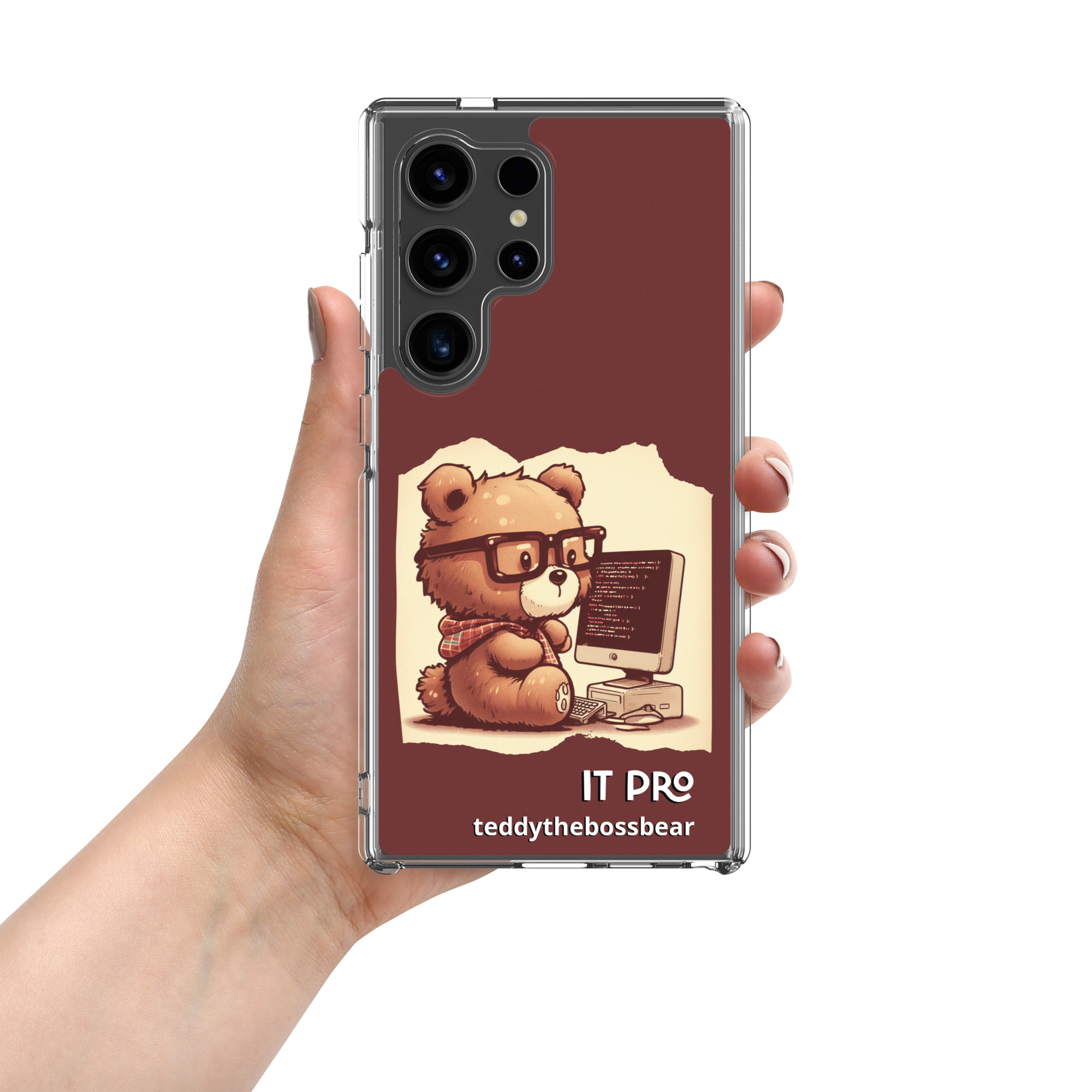 IT Boss - Samsung® Phone Case (Vintage Bear) - Image 17