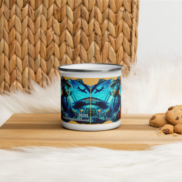 Pilot Boss - Enamel Mug (Android Bear) - Image 2