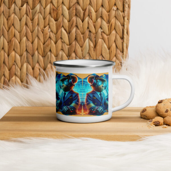 Pilot Boss - Enamel Mug (Android Bear) - Image 3