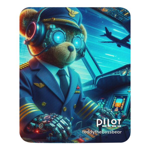 Pilot Boss - Mouse Pad (Android Bear) - Image 2