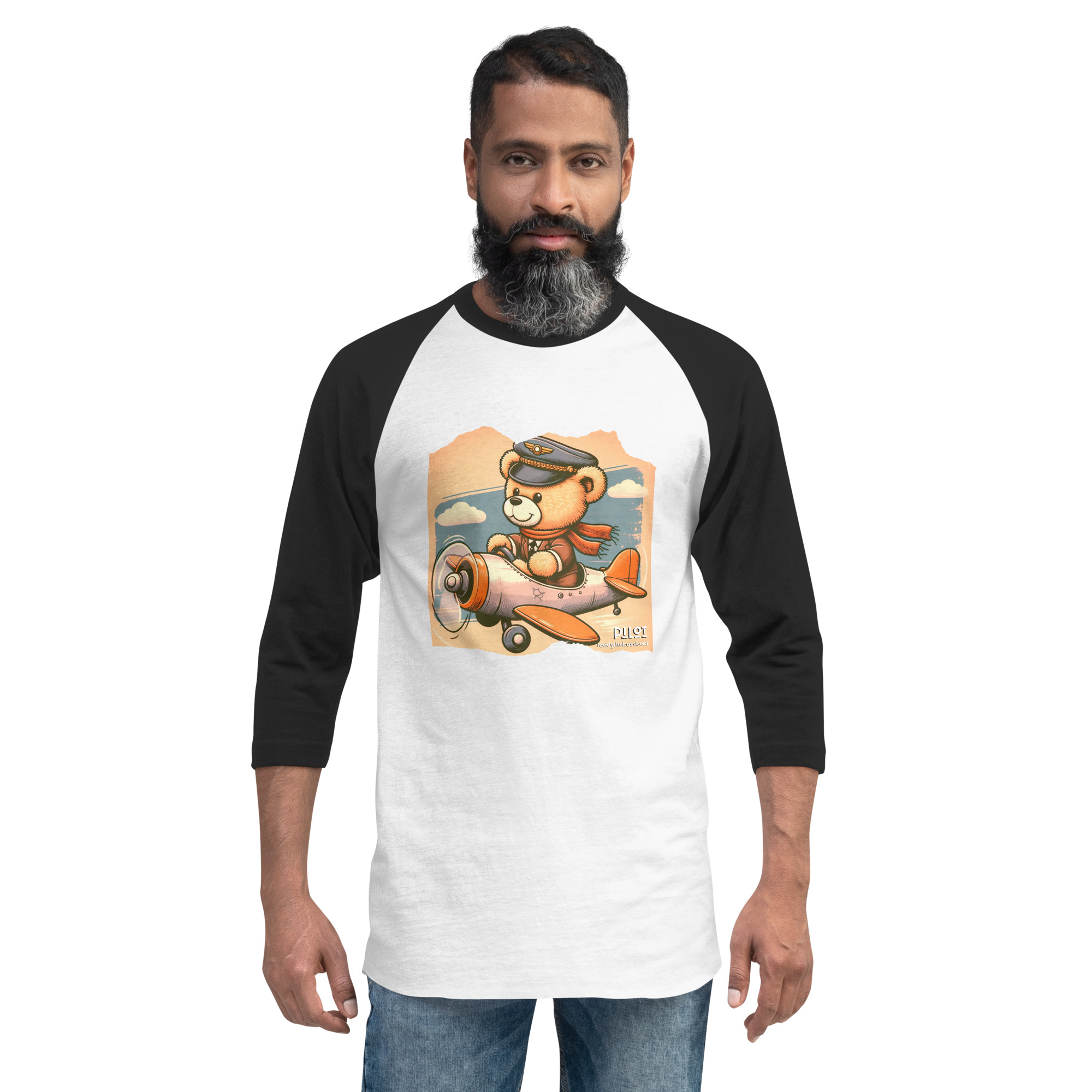 Pilot Boss - 3/4 Sleeve (Vintage Bear) - Image 2