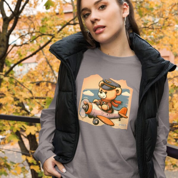 Pilot Boss - Long Sleeve (Vintage Bear) - Image 13