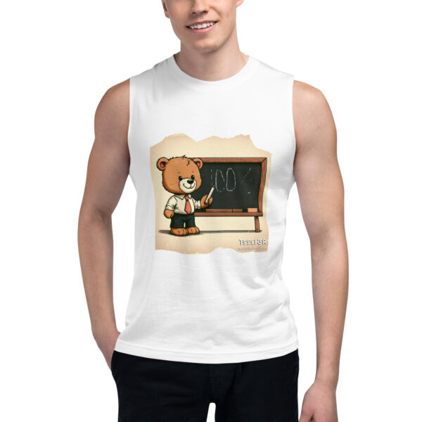 Teacher Boss - Tank Top (Vintage Bear) - Image 6