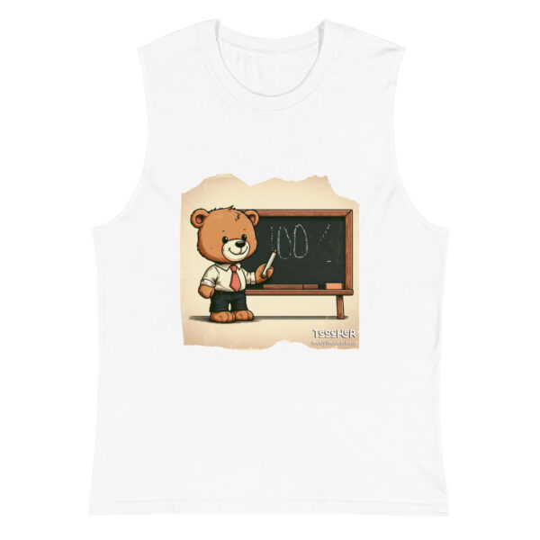 Teacher Boss - Tank Top (Vintage Bear) - Image 7