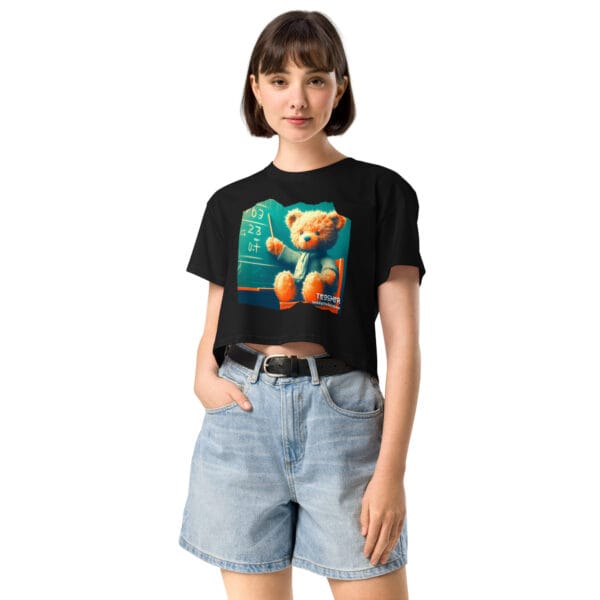 Teacher Boss - Crop Top (Brown Bear)