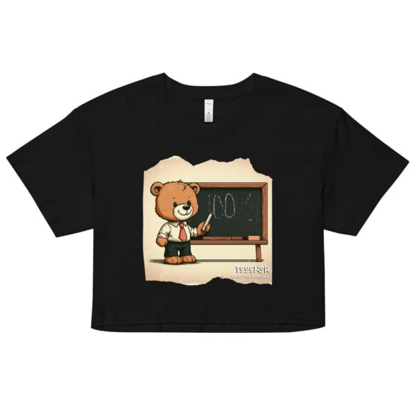Teacher Boss - Crop Top (Vintage Bear) - Image 3