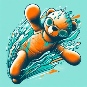 Swimmer Boss (Brown Bear)