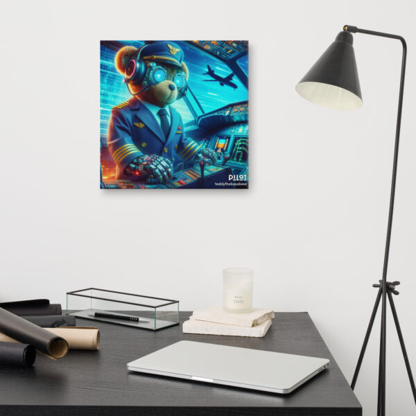 Pilot Boss - Canvas Print (Android Bear)