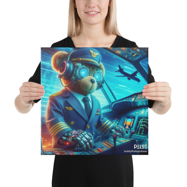 Pilot Boss - Canvas Print (Android Bear) - Image 3