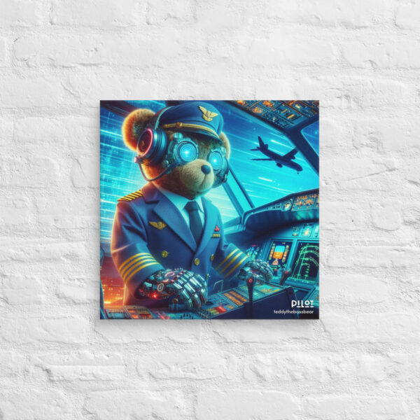 Pilot Boss - Canvas Print (Android Bear) - Image 2