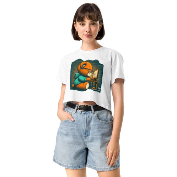 IT Boss - Crop Top (Brown Bear) - Image 9
