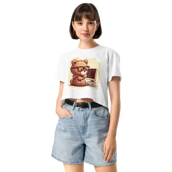 IT Boss - Crop Top (Vintage Bear) - Image 9