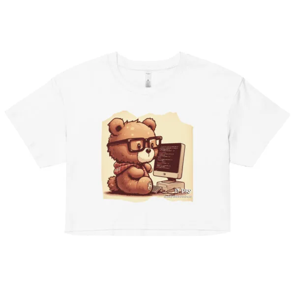IT Boss - Crop Top (Vintage Bear) - Image 11