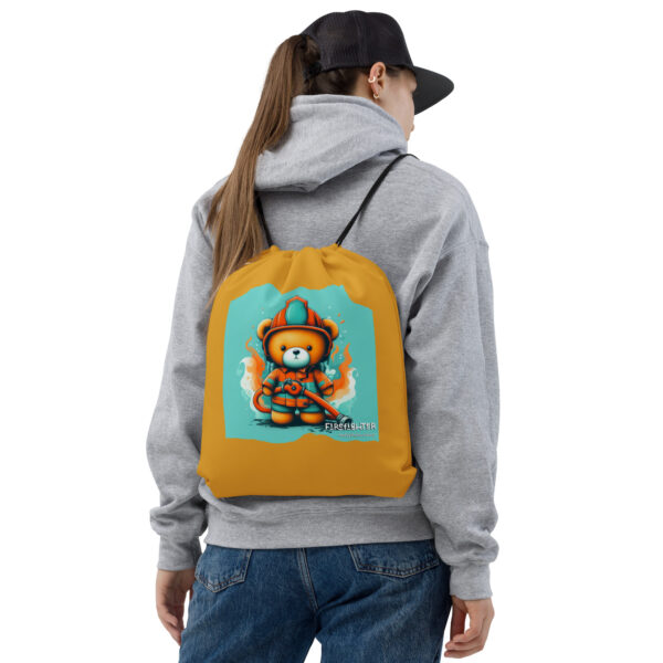 Firefighter Boss - Drawstring Bag (Brown Bear)