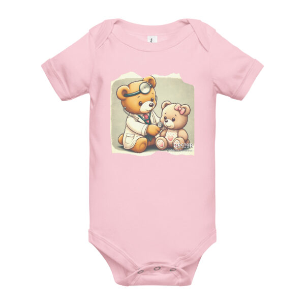 Doctor Boss - Baby Onesie (Vintage Bear) - Image 8