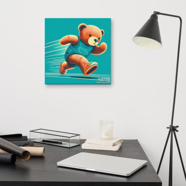 Runner Boss - Canvas Print (Brown Bear)