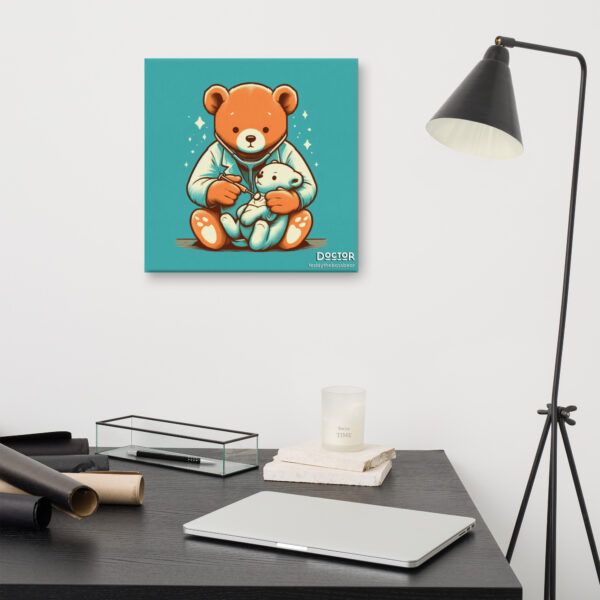 Doctor Boss - Canvas Print (Brown Bear)