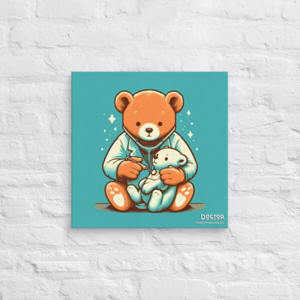 Doctor Boss - Canvas Print (Brown Bear) - Image 2