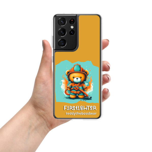 Firefighter Boss - Samsung® Phone Case (Brown Bear) - Image 9