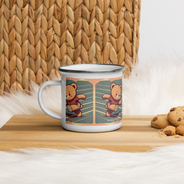 Runner Boss - Enamel Mug (Vintage Bear)