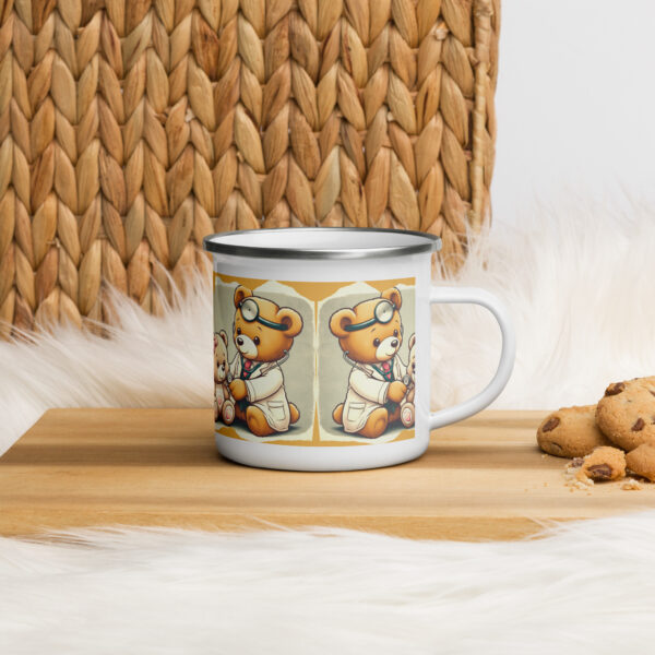 Doctor Boss - Enamel Mug (Vintage Bear) - Image 3