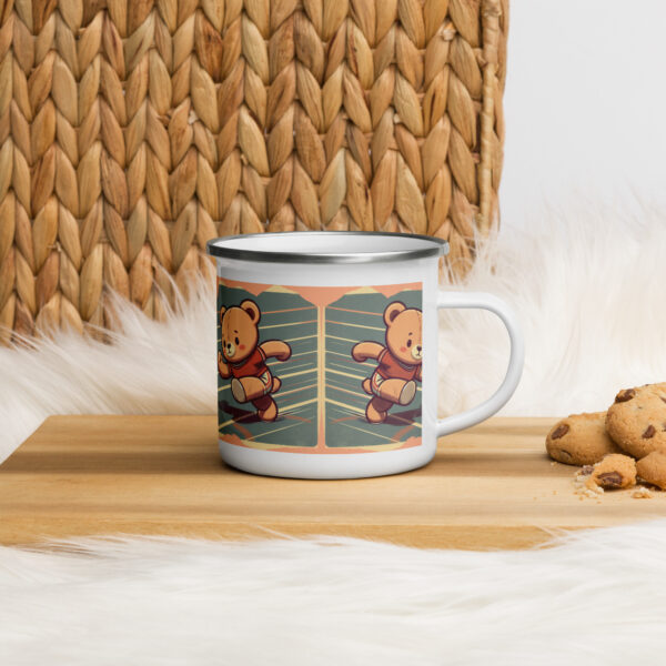 Runner Boss - Enamel Mug (Vintage Bear) - Image 3