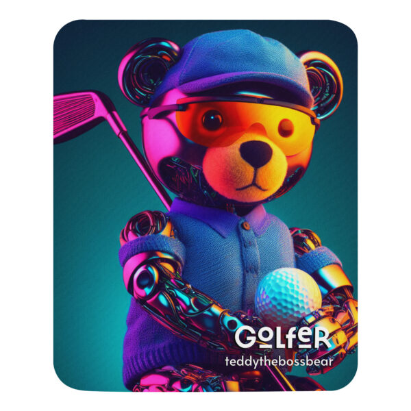 Golfer Boss - Mouse Pad (Android Bear) - Image 2