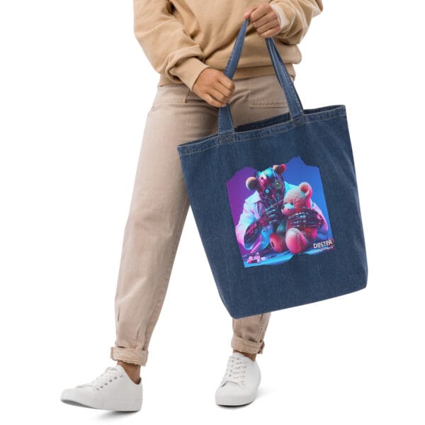 Doctor Boss - Denim Tote (Android Bear) - Image 3