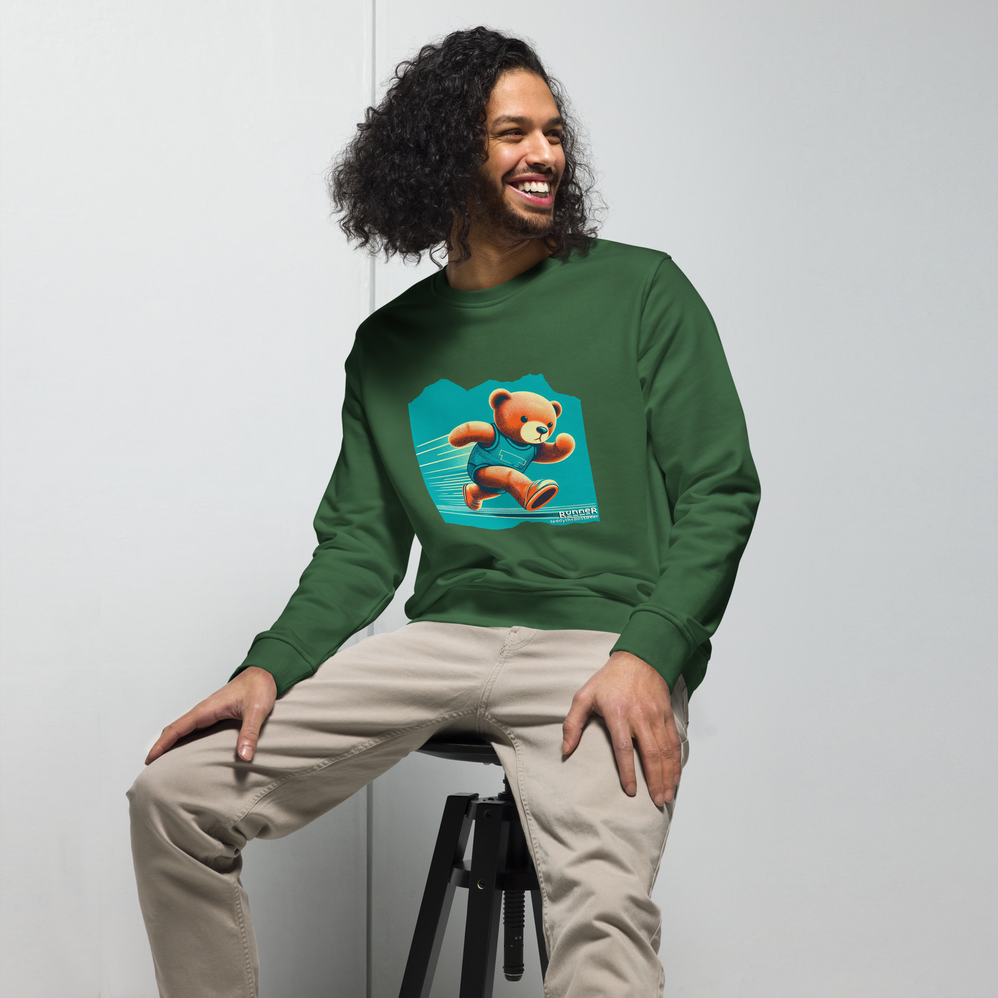 Runner Boss - Sweatshirt (Brown Bear) - Image 6