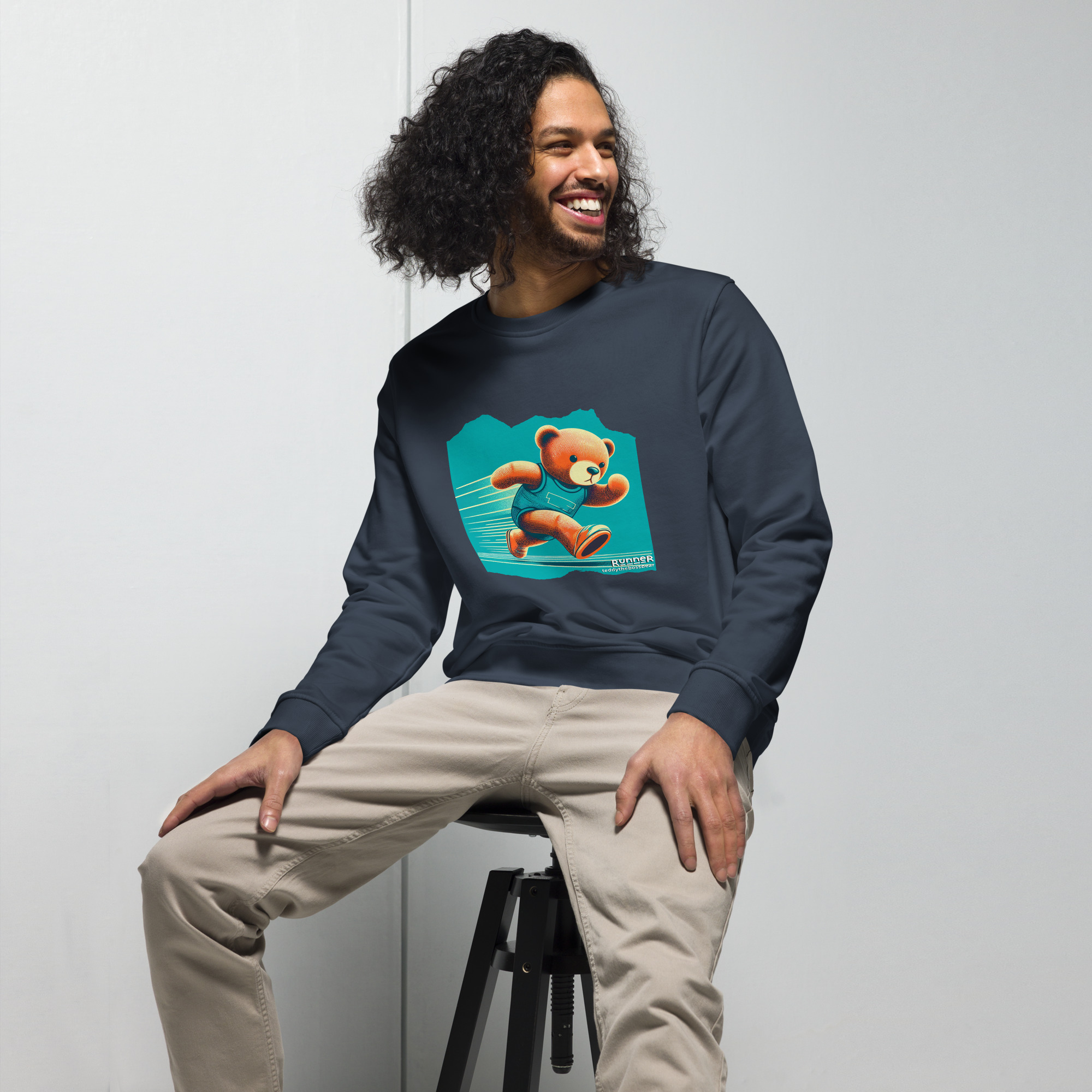 Runner Boss - Sweatshirt (Brown Bear) - Image 9