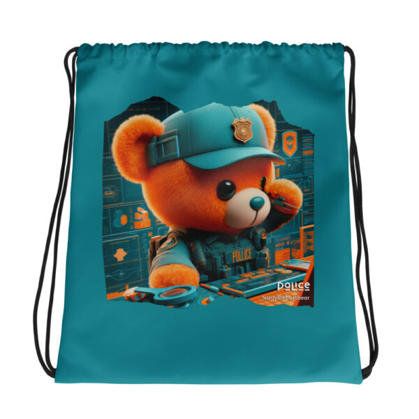 Police Boss - Drawstring Bag (Brown Bear) - Image 2
