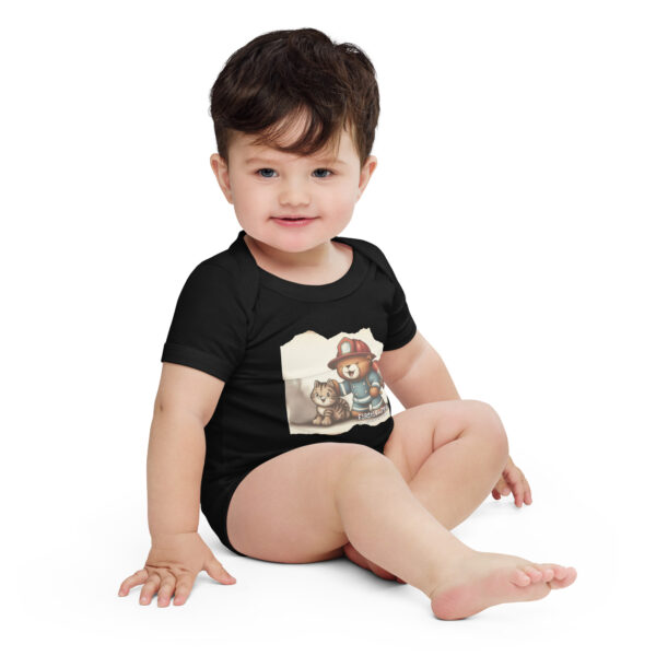 Firefighter Boss - Baby Onesie (Vintage Bear)