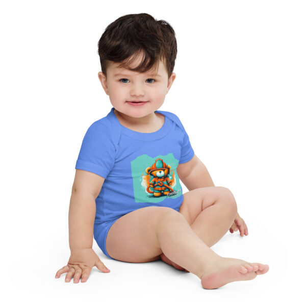 Firefighter Boss - Baby Onesie (Brown Bear) - Image 5