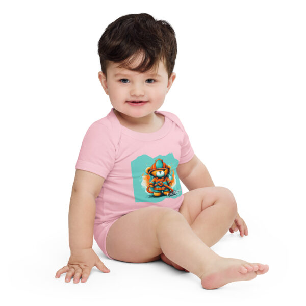 Firefighter Boss - Baby Onesie (Brown Bear) - Image 7