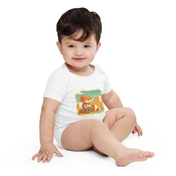 Archaeologist Boss - Baby Onesie (Vintage Bear) - Image 9
