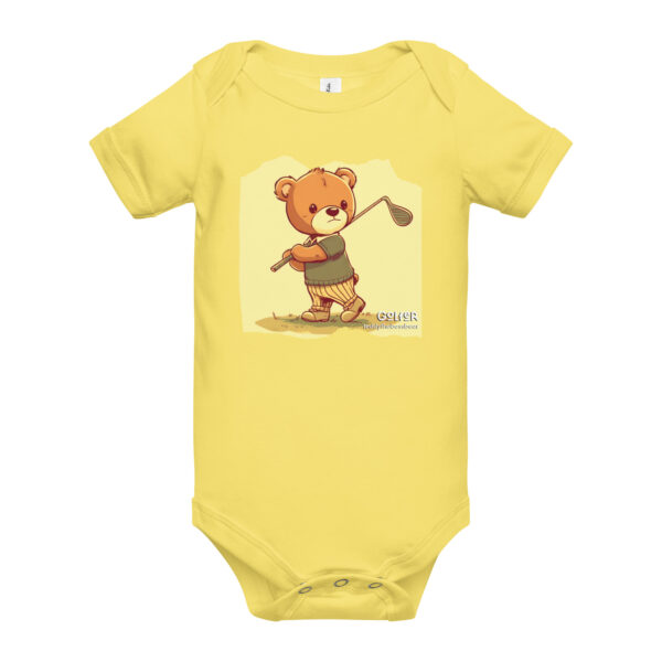 Golfer Boss - Baby Onesie (Vintage Bear) - Image 12