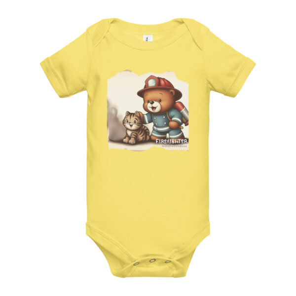Firefighter Boss - Baby Onesie (Vintage Bear) - Image 12